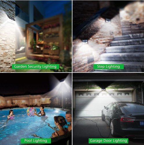 Wireless Outdoor LED Security Light with Motion Sensor - Perfect for Porch, Garage, and Backyard Lighting