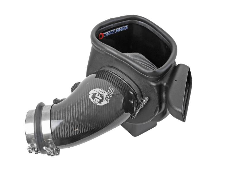 aFe 12-21 Jeep Grand Cherokee 6.4L Track Series Carbon Fiber Cold Air Intake with Pro Dry S Air Filter - Performance Upgrade for Off-Roading & Street Racing