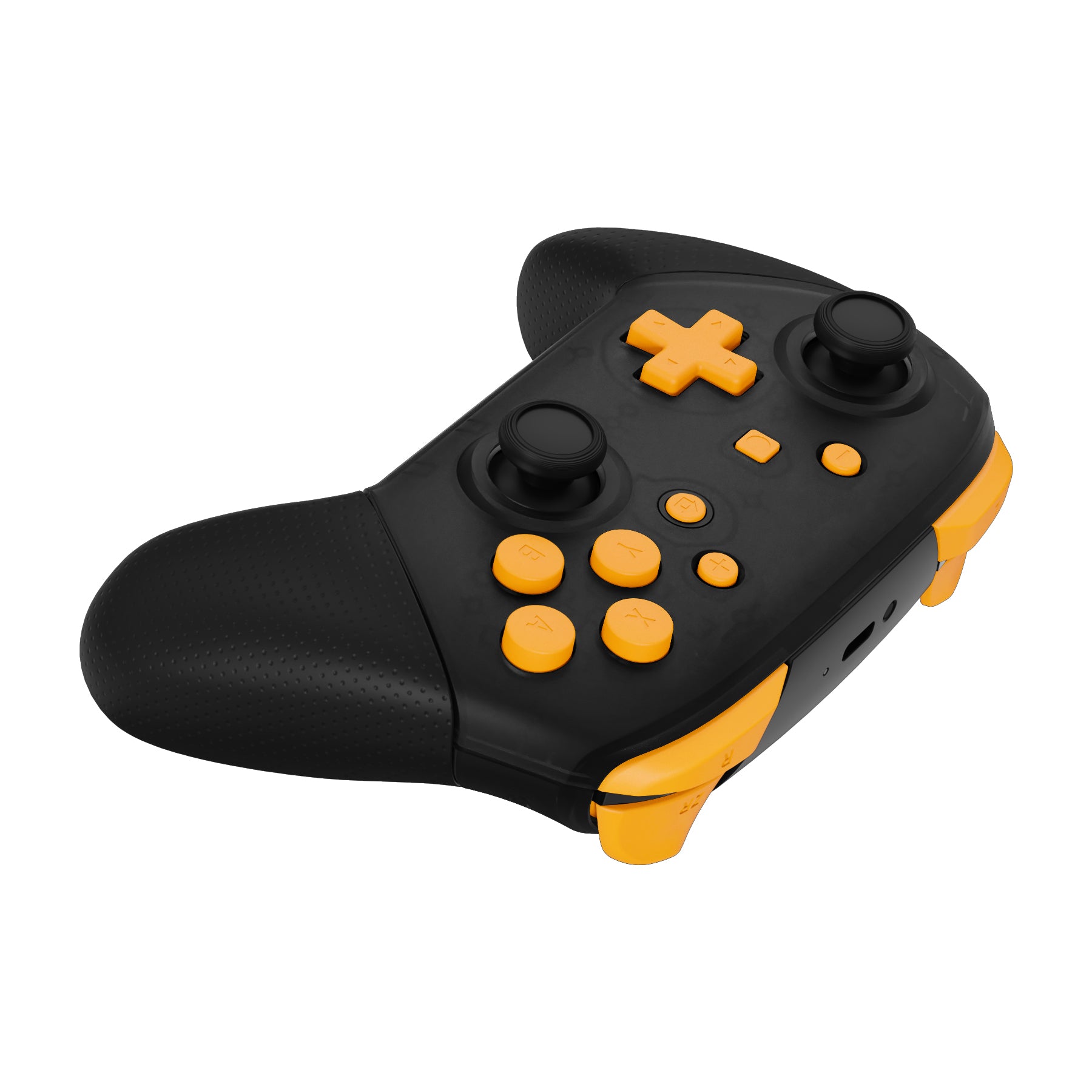 eXtremeRate DIY Replacement Full Set Buttons for Nintendo Switch Pro Controller - Caution Yellow (KRP318) | Upgrade Your Gaming Experience | Perfect for Customization & Repair