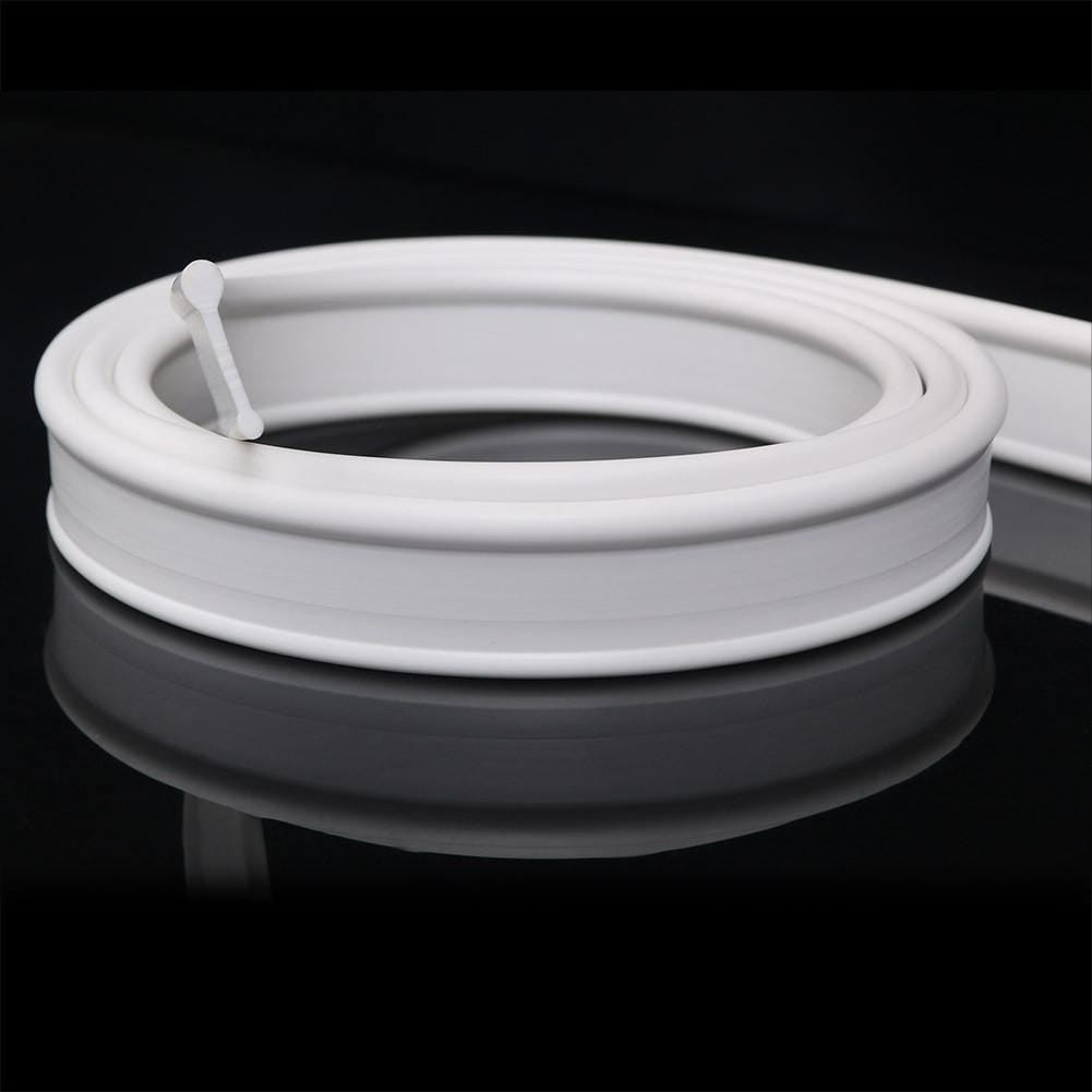 Soft Rubber Shower Seal Strip for Folding Glass Doors - Waterproof Bathroom Shower Screen Accessory - Prevents Leaks for Sliding & Frameless Shower Enclosures