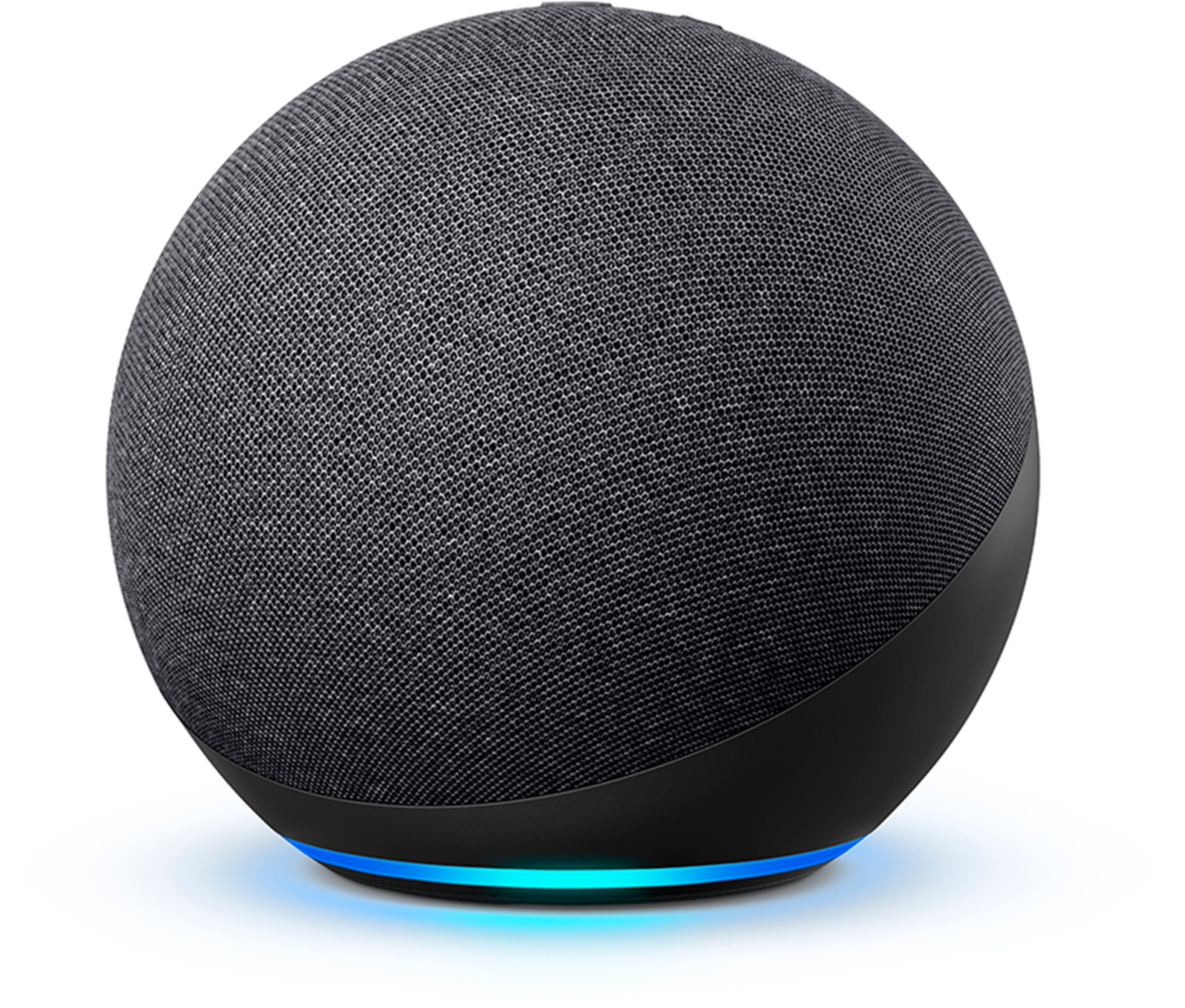 Premium Sound Amazon Alexa Echo 4th Generation Smart Speaker - Black - Perfect for Home Automation, Music Streaming & Voice Control