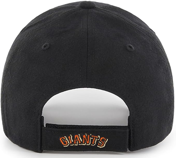 47 Brand San Francisco Giants Legend MVP Adjustable Baseball Cap - Black | Unisex Snapback Hat for Sports Fans, Casual Wear & Outdoor Activities
