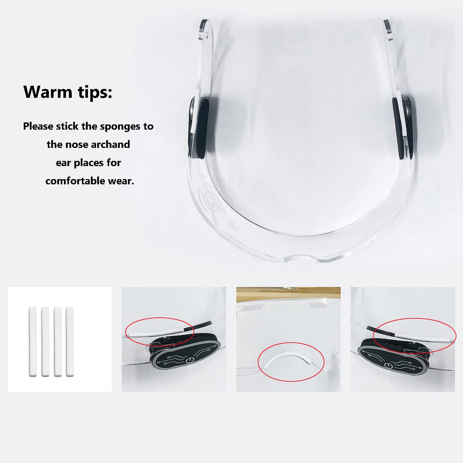 Cyberpunk LED Glasses with USB Rechargeable & 7 Color Changing Modes - Bilateral Control for Raves, Parties, and Cosplay Costume Accessories