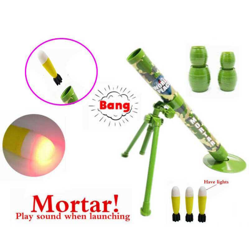 Best Foam Rocket Mortar Launcher Toy for Kids - Outdoor Fun & Backyard Games - Safe Foam Projectile Launcher for Birthday Parties, Camping & Summer Activities