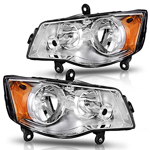 Chrome Housing Amber Reflector