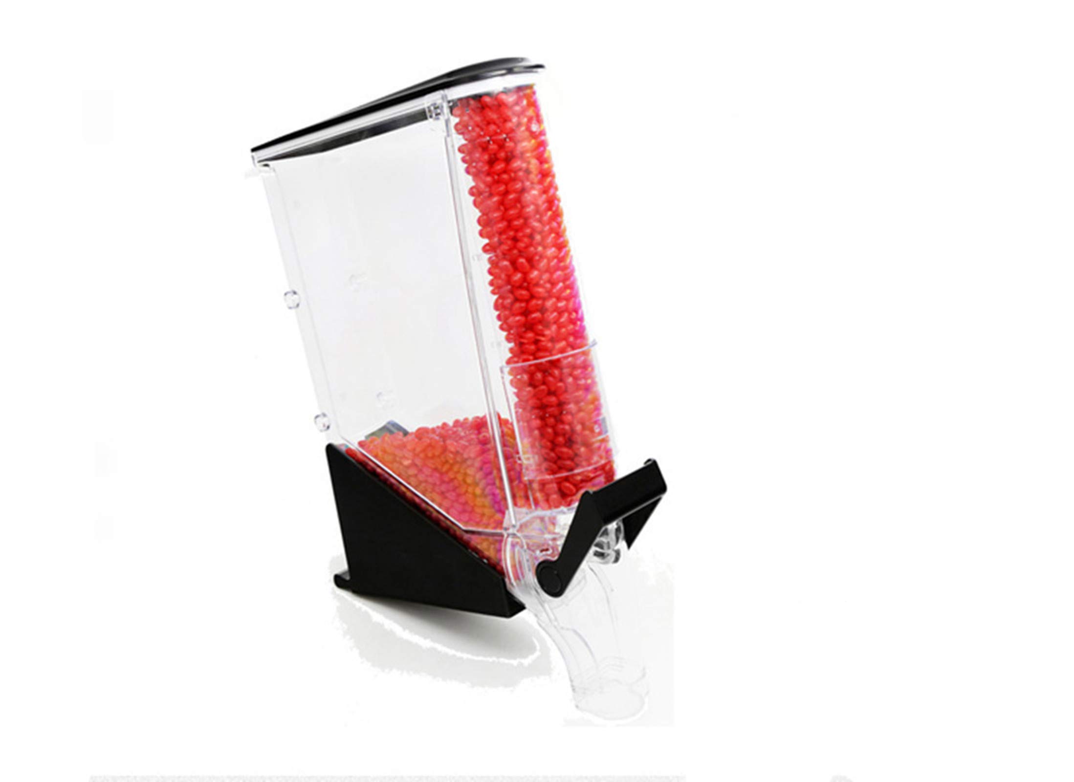 10L Wall Mounted Gravity Bin Food Dispenser - Large Capacity Dry Food & Candy Dispenser Container for Cereal, Snacks, Bulk Storage - Perfect for Supermarkets, Convenience Stores & Pantry Organization
