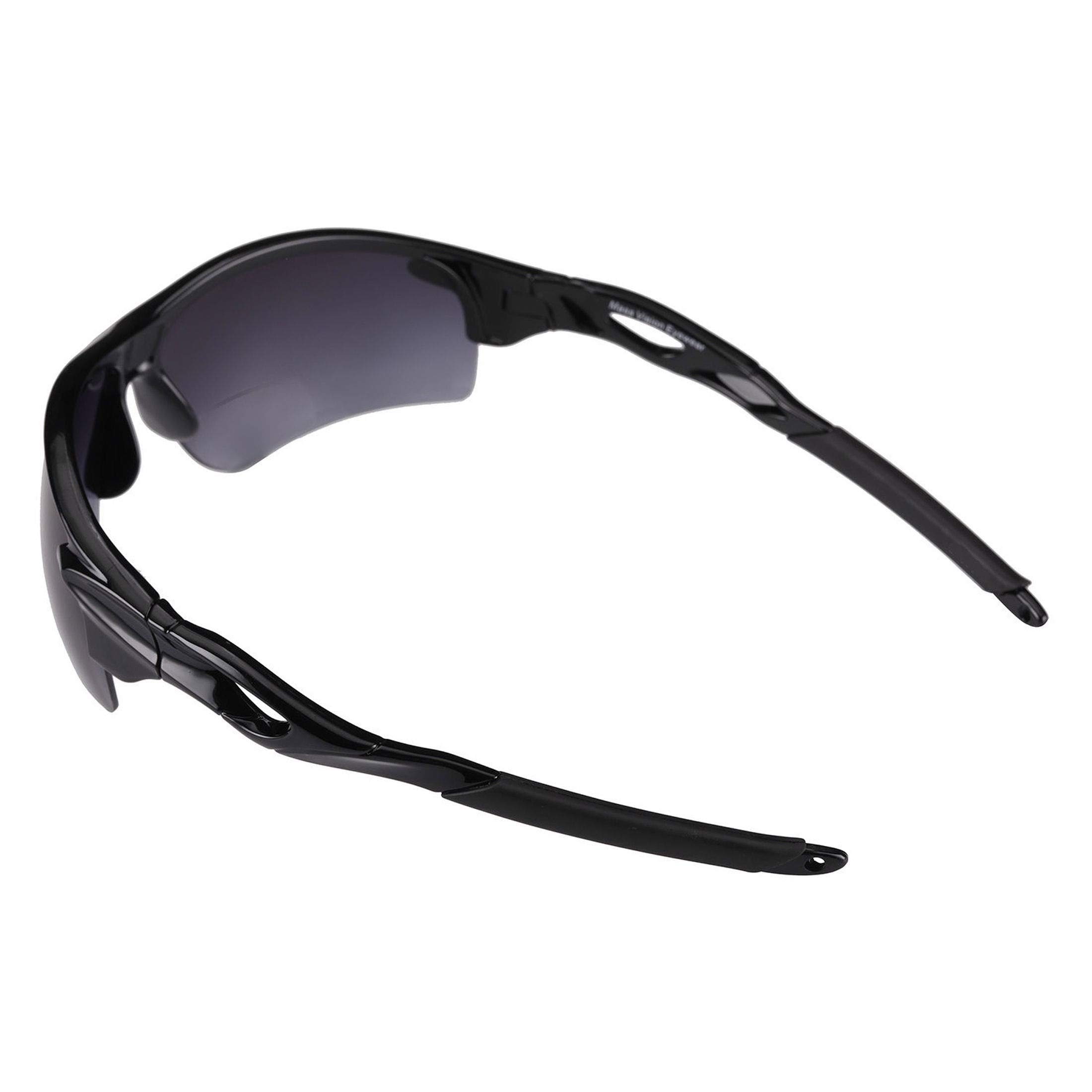 Polarized Lightweight Sport Wrap Bifocal Reading Sunglasses for Men & Women - UV Protection for Running, Cycling & Outdoor Activities