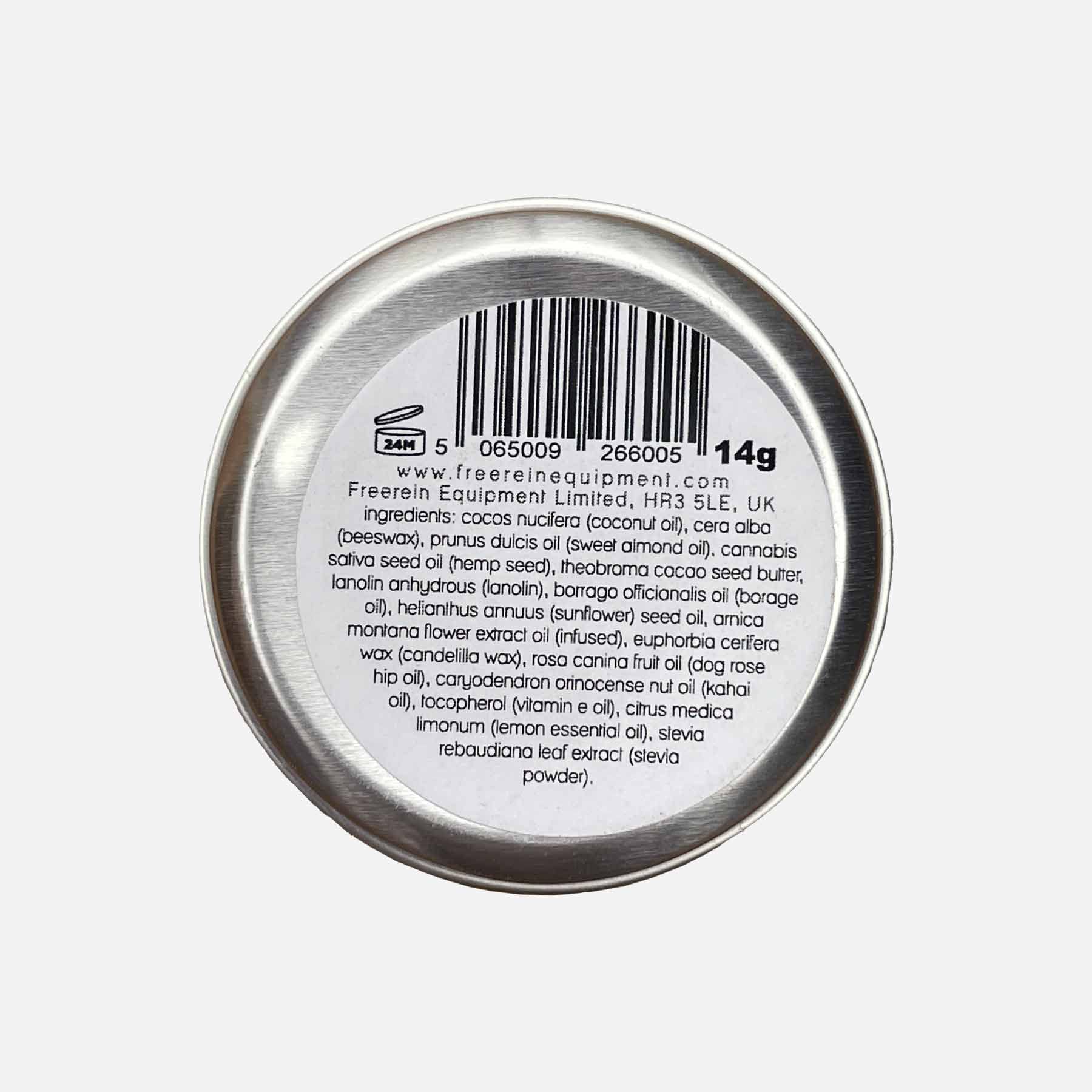 FREEREIN Trail Rider's Natural Lip Balm - 100% Organic Rose Flavor with Coconut Oil & Beeswax | Moisturizing & Protective for Hiking, Cycling & Outdoor Adventures