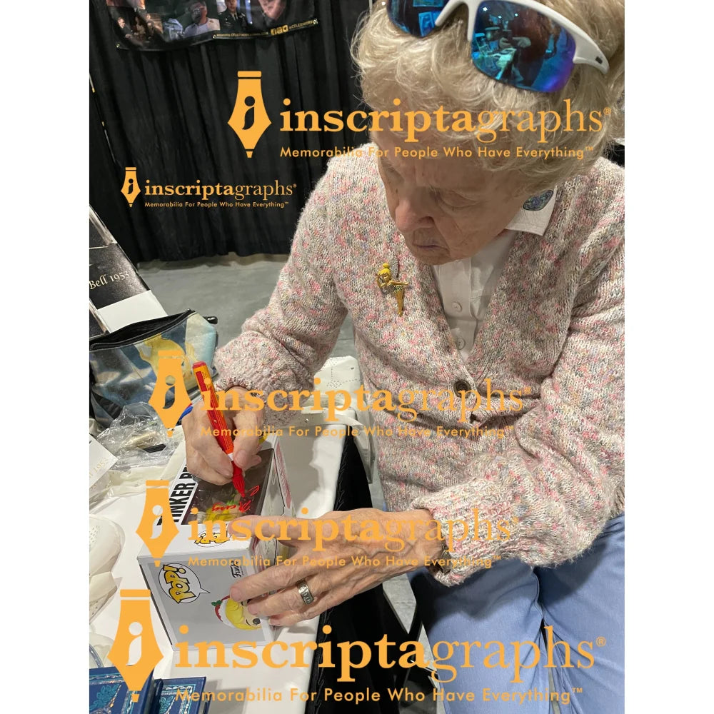 Margaret Kerry Autographed Tinker Bell Funko Pop Vinyl Figure - JSA Certified COA - Christmas Inscription - Disney Collectible for Fans & Gift Giving - Perfect for Display, Disney Collections & Holiday Presents