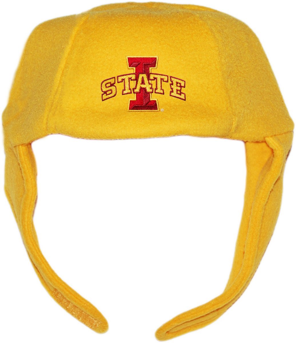 Iowa State University Polar Fleece Chin Strap Beanie - Warm Winter Hat for Men & Women - Perfect for Football Games, Skiing, and Outdoor Activities