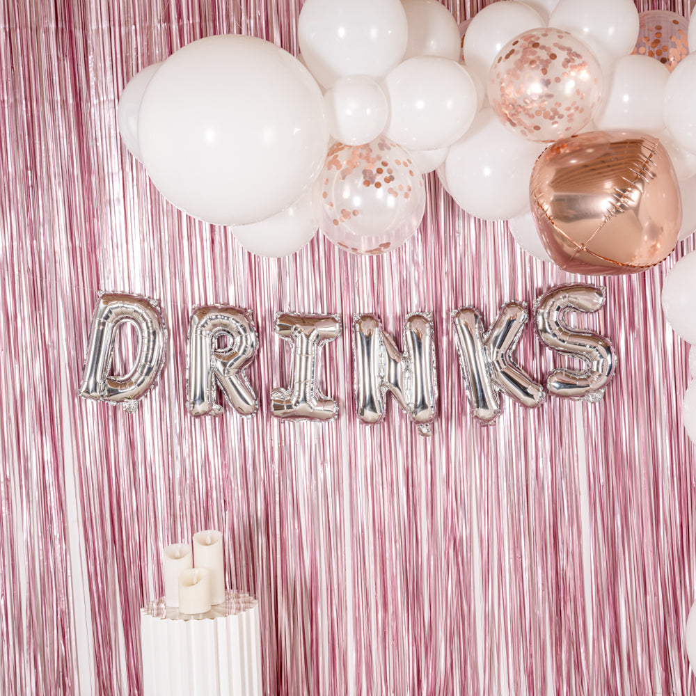 Balloonify Silver Mylar Letter K Balloon - 16 Inch Large Alphabet Foil Balloon for Birthday Party Decorations, Baby Shower, Graduation & Wedding Celebrations