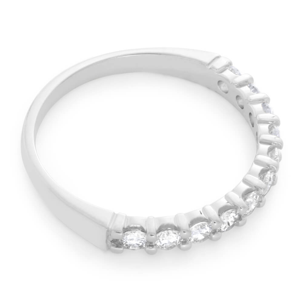 18ct White Gold Diamond Ring - 1/2 Carat Solitaire Engagement Ring for Women | Perfect for Proposals, Anniversaries & Special Occasions