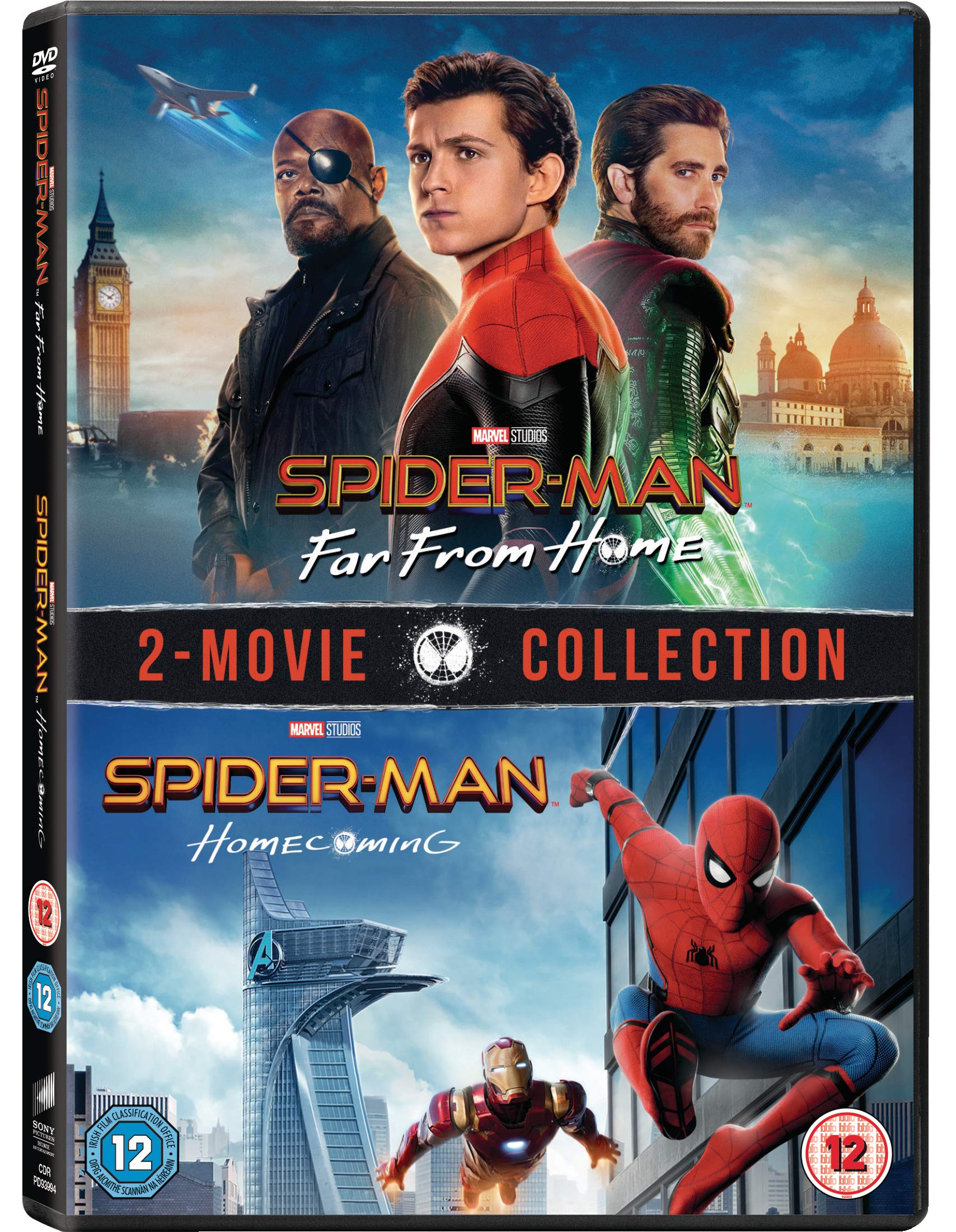 Spider-Man: Far From Home & Homecoming DVD (2019) - Action-Packed Superhero Movies for Marvel Fans - Perfect for Movie Nights and Gift Giving