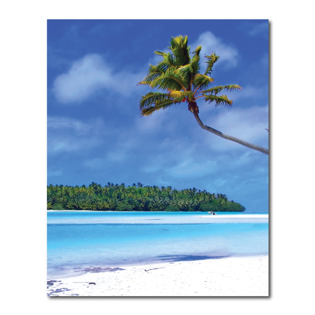 VictoryStore 8x10 Feet Vinyl Banner Backdrop - Tropical Beach Yard Sign for Outdoor Lawn Decorations & Photo Backdrop | Perfect for Parties, Weddings, and Beach-Themed Events