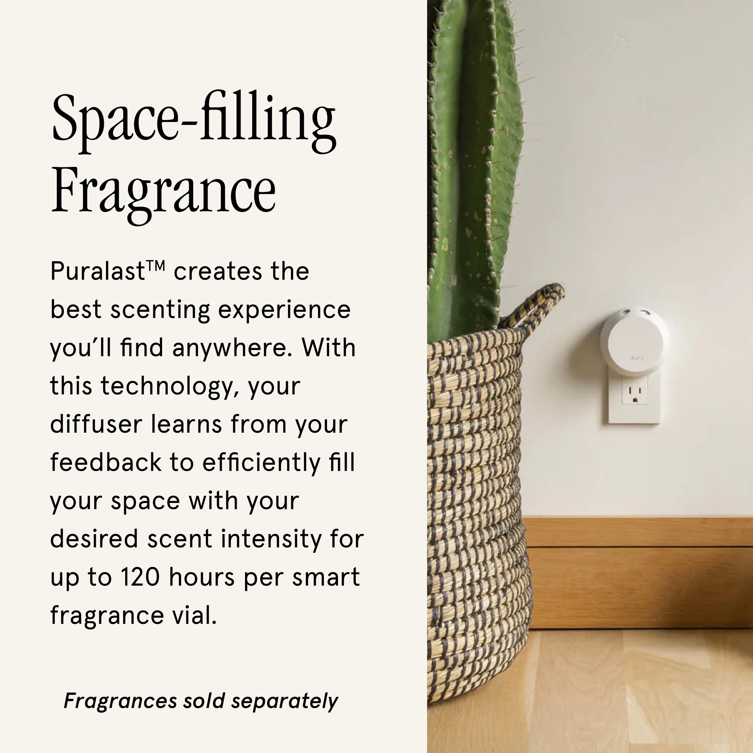 Pura 4 Smart WiFi Fragrance Diffuser - Adjustable Essential Oil Diffuser with LED Mood Lighting & Auto Scent Detection - Perfect for Home, Office, Bedroom & Spa Aromatherapy - Long-Lasting Scent Dispenser for Relaxation & Stress Relief