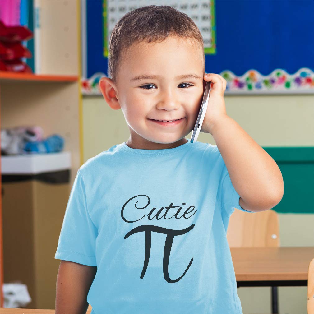 Cutie Pi Toddler T-Shirt - Soft Cotton Math Symbol Tee for Boys & Girls | Fun Learning Outfit for Preschool & Playdates