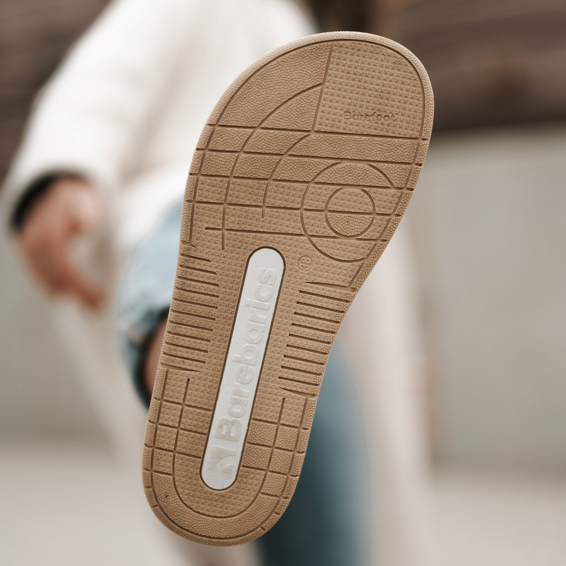Barefoot Sneakers for Men & Women - Barebarics Wave White & Black Minimalist Shoes | Lightweight, Flexible & Comfortable for Running, Walking & Gym Workouts