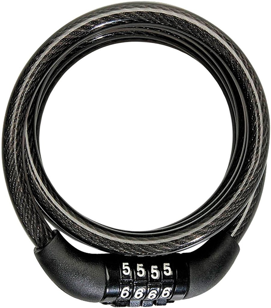 Flomaster Number Lock (Black) - Secure Combination Lock for Luggage, Backpacks, Gym Bags & Lockers - Durable Travel & School Security Solution
