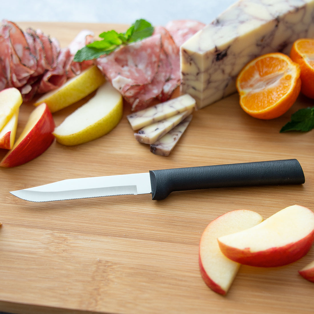 Best Serrated Paring Knife for Kitchen - Sharp Stainless Steel Blade for Peeling, Slicing & Trimming Fruits & Vegetables | Perfect for Home Cooking & Professional Chefs