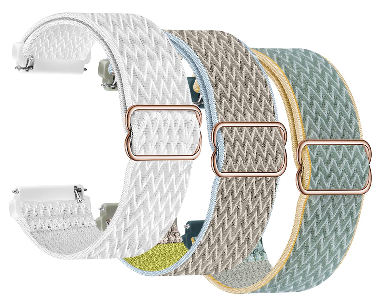Geiomoo 20mm Nylon Watch Band - Durable Replacement Strap for Smartwatches & Fitness Trackers - Perfect for Running, Swimming & Outdoor Activities