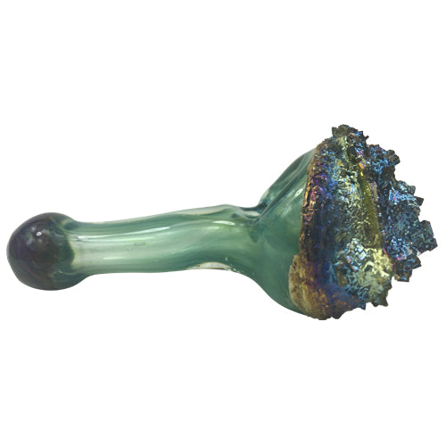 Tony Kazy Bismuth Spoon Pipe - Premium Handcrafted Smoking Pipe for Herbs & Tobacco - Perfect for Travel, Camping & Relaxation