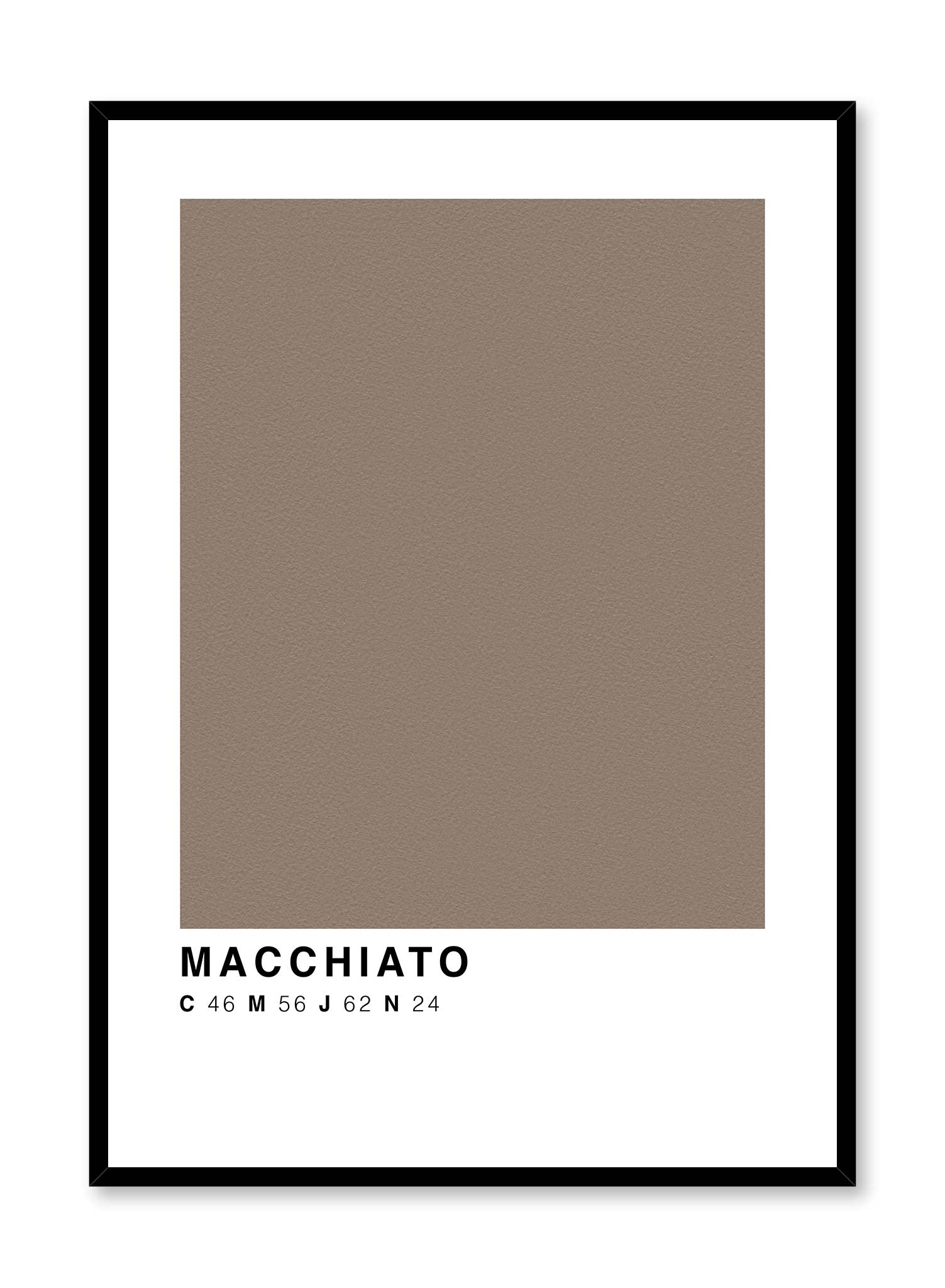 Macchiato Art Poster - Aesthetic Coffee Wall Decor for Home, Office & Cafe | Perfect for Coffee Lovers & Baristas