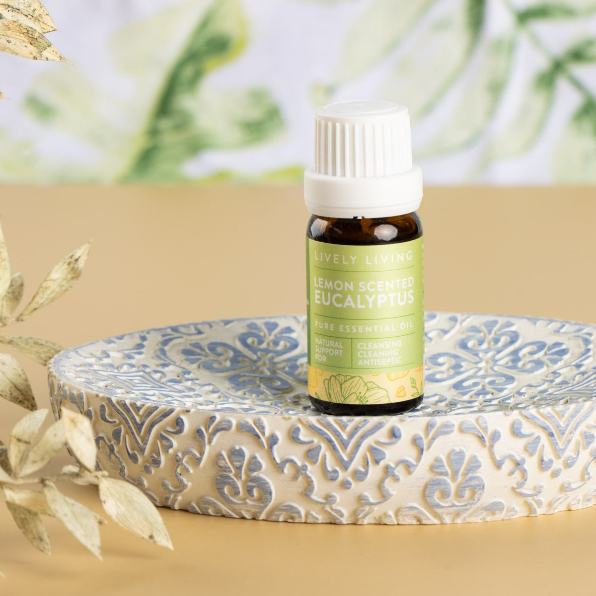 Pure Eucalyptus Lemon Essential Oil 10ml - 100% Natural Aromatherapy Oil for Diffuser, Massage & Stress Relief - Perfect for Home Spa, Yoga & Relaxation