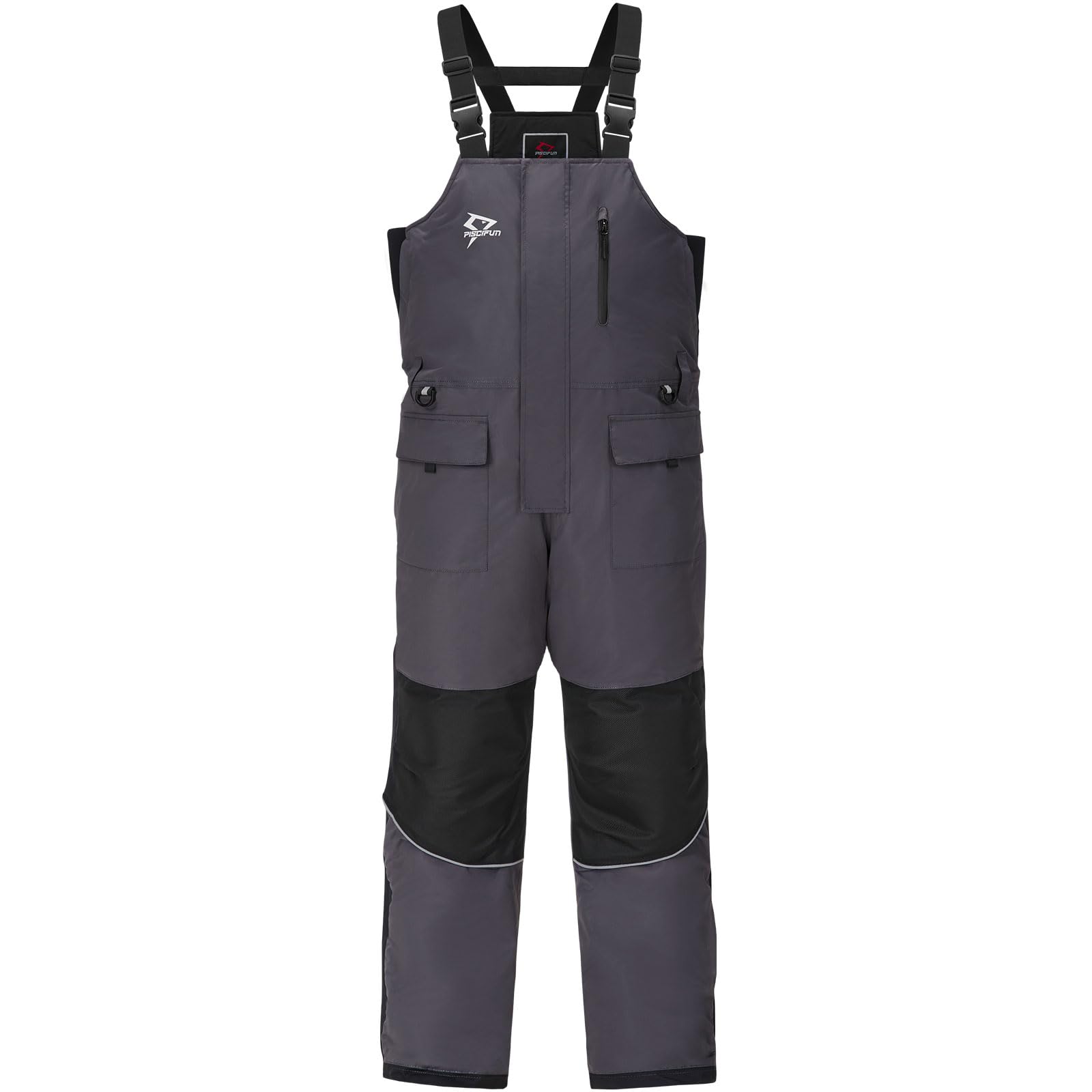 Piscifun Ice Fishing Bibs with Floating Technology - Waterproof Insulated Winter Fishing Overalls for Men & Women | Perfect for Ice Fishing, Snowmobiling & Cold Weather Outdoor Activities
