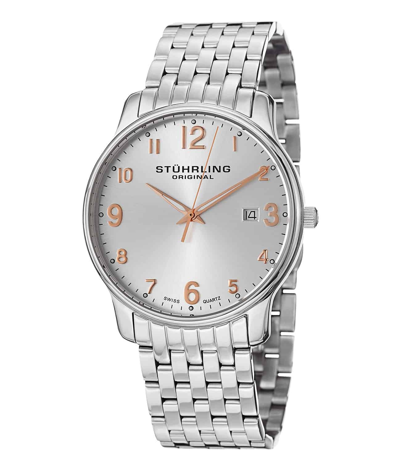 Churchill 413 Quartz 39mm Classic Men's Watch - Elegant Dress Watch for Business, Formal Events & Everyday Wear