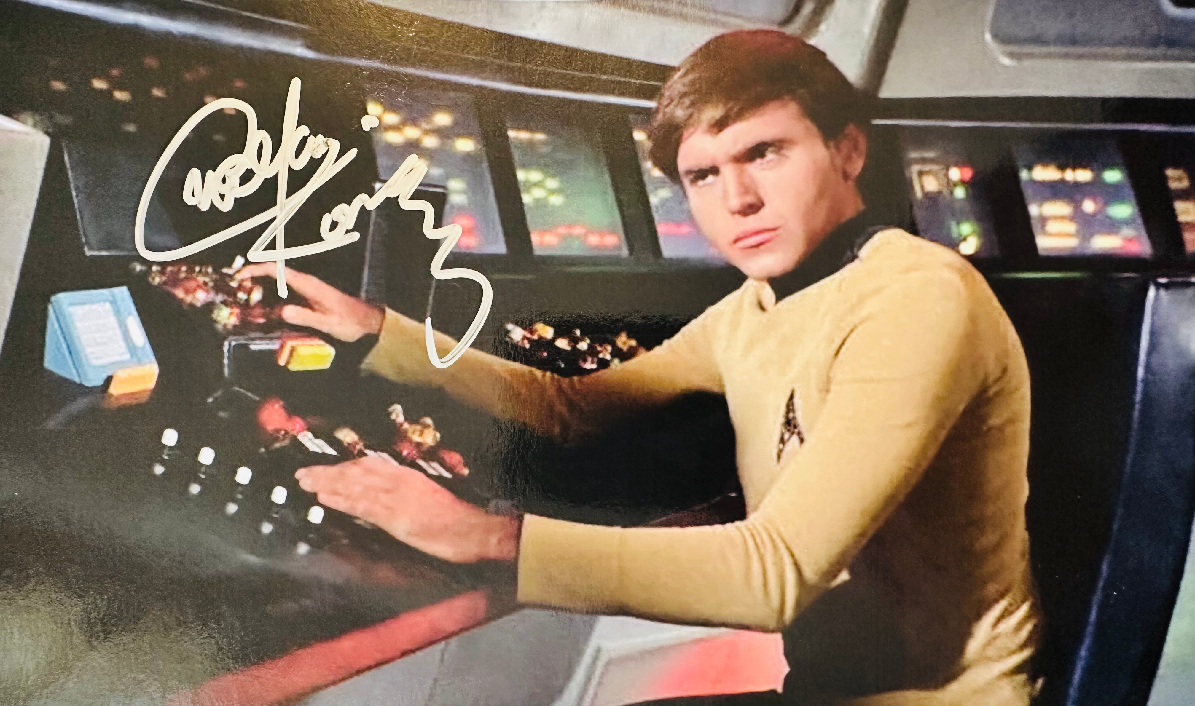 Original Star Trek Series Chekov Walter Koenig Rare Signed Autograph with COA & Bonus Card - Perfect for Sci-Fi Collectors & Memorabilia Enthusiasts