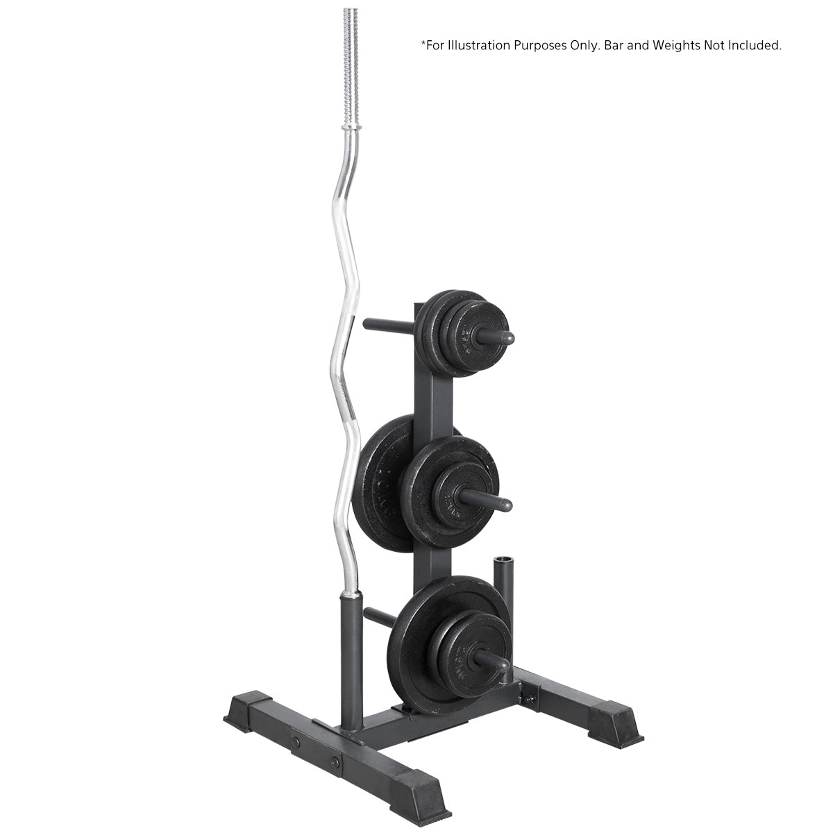 CORTEX Standard Weight Tree for Home Gym & Outdoor Fitness - Perfect for Strength Training, Yoga, and Functional Workouts