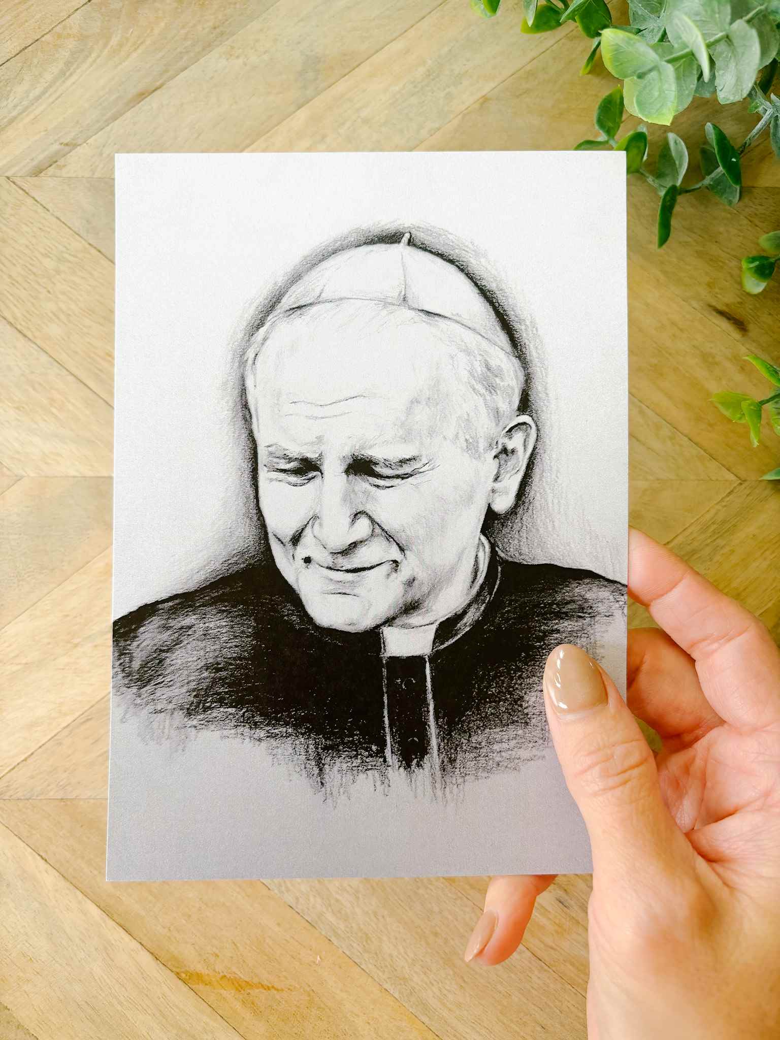 Saint John Paul II Print - Religious Wall Art for Home, Church & Office Decor - Inspirational Catholic Gift