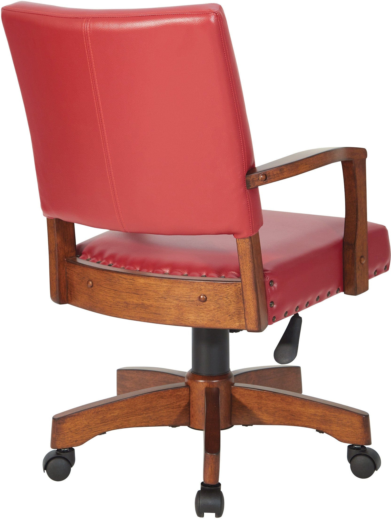 Office Star Deluxe Wood Bankers Chair - Ergonomic Executive Office Chair with Adjustable Height & Swivel Base [109MB] - Perfect for Home Office, Conference Rooms & Professional Workspaces