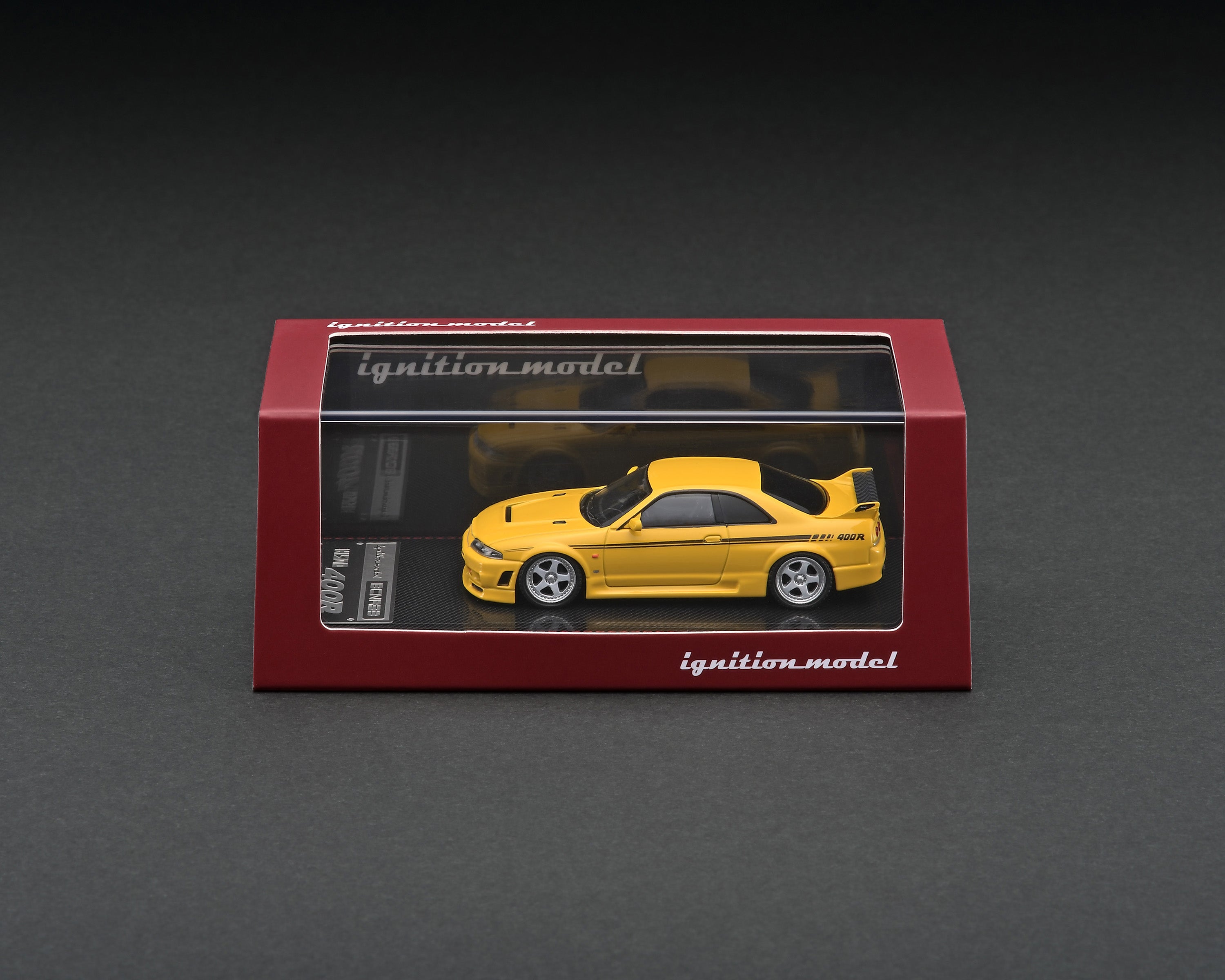1:64 Scale Nissan Skyline GT-R (R33) 400R Diecast Model Car - Yellow Collectible Toy for Car Enthusiasts | Perfect for Display, Gifts, and Racing Collections