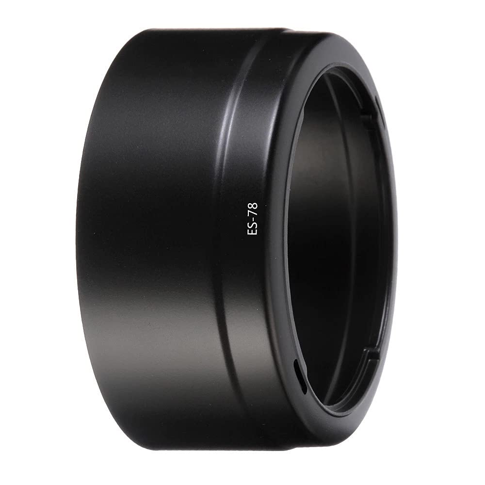 Canon EF 50mm F/1.2L USM Lens Hood ES-78 - Black Replacement Lens Shade for Professional Photography, Portraits & Low Light Shooting