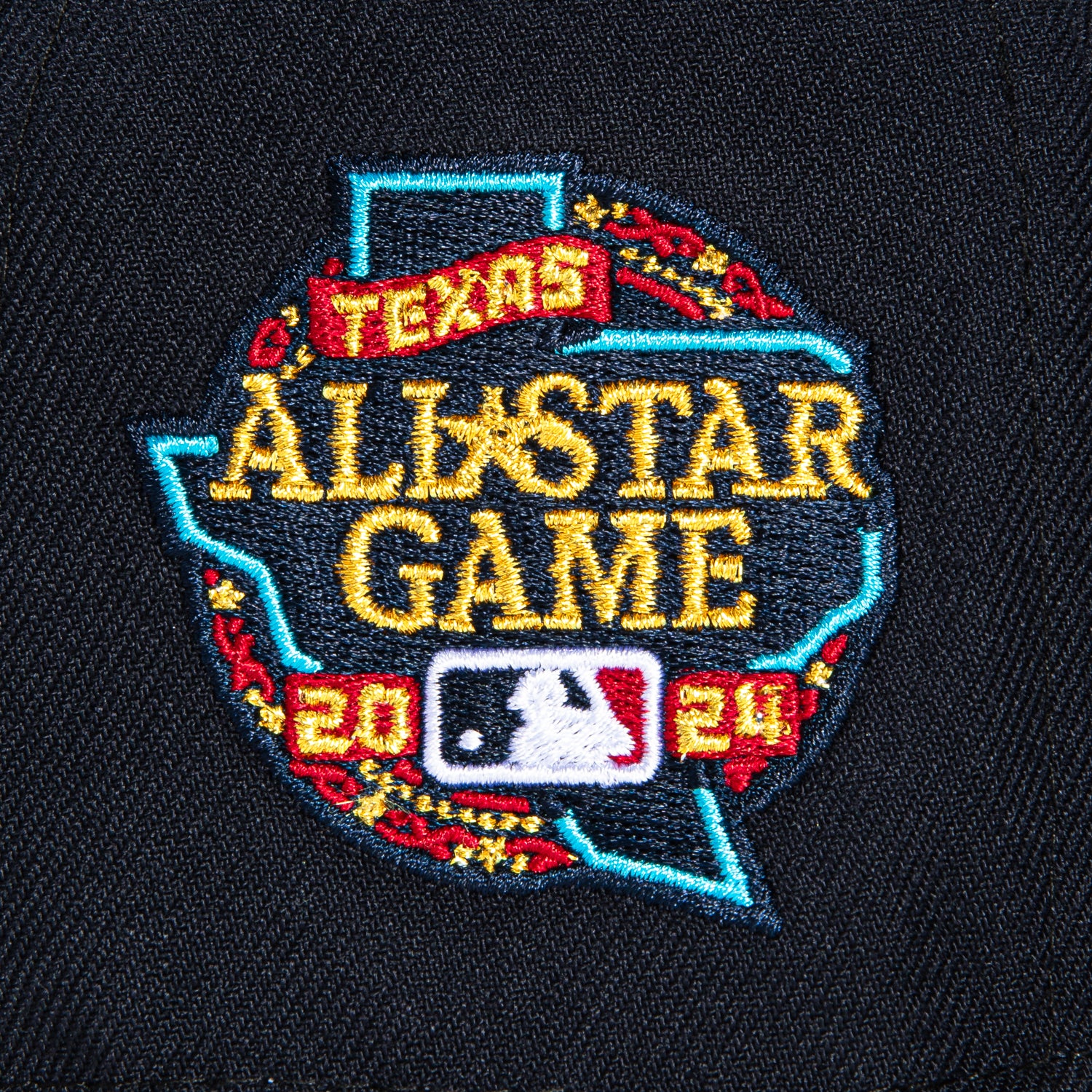 New Era 59Fifty Texas Rangers 2024 All Star Game Patch Baseball Cap - Navy & Gold Embroidered MLB Snapback Hat for Men | Game Day, Fan Gear, Streetwear Fashion