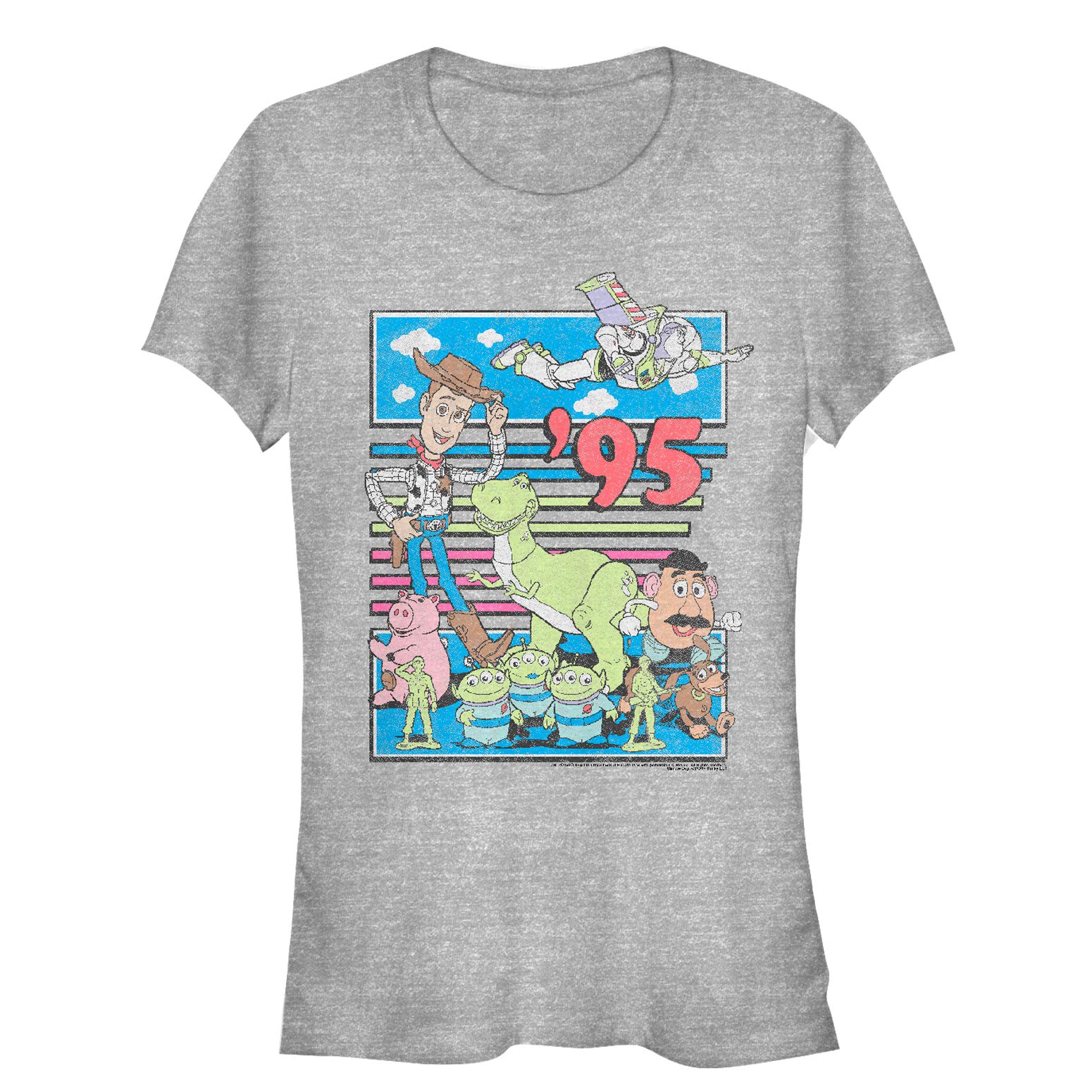Junior's Toy Story Retro Best Friend Toys T-Shirt - Perfect for Kids' Birthday Parties and Family Movie Nights