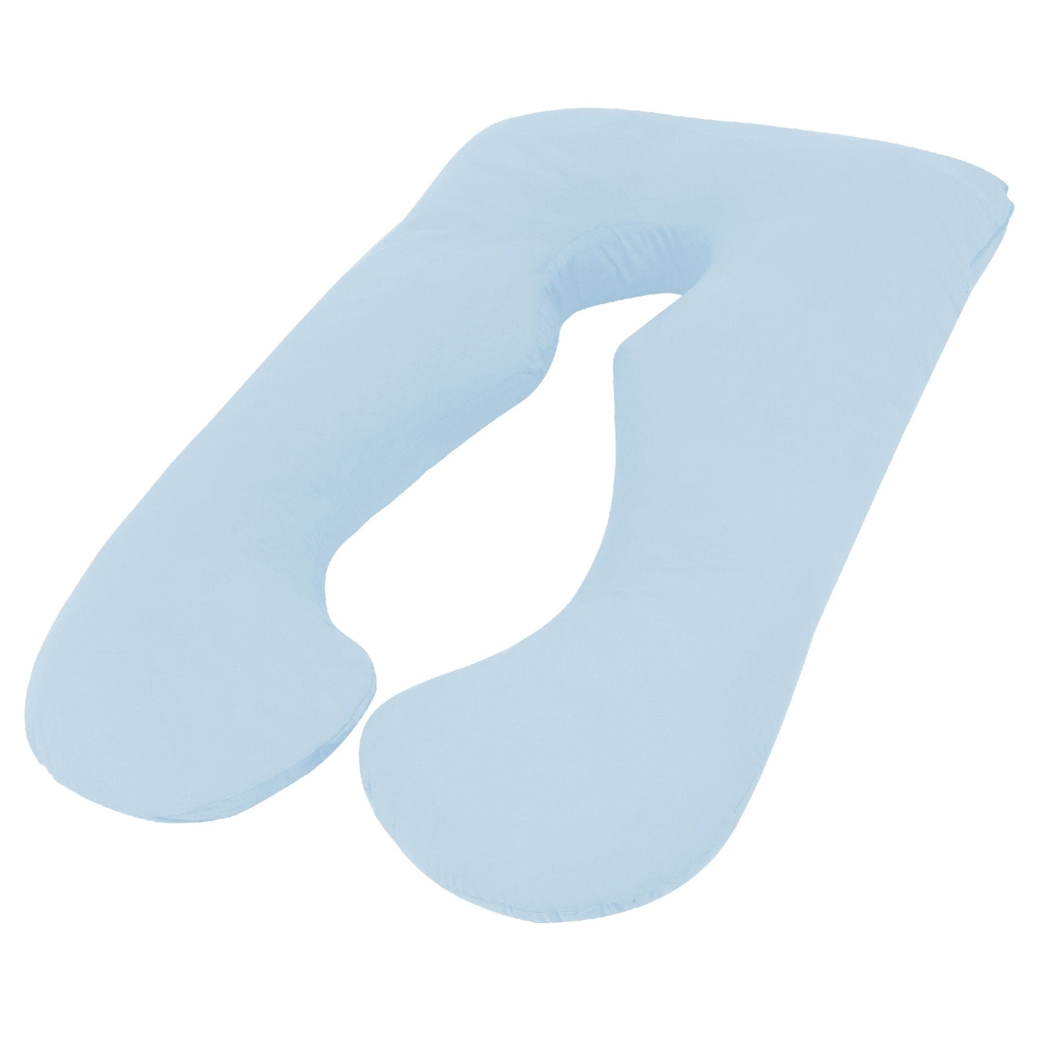 Australian Made Maternity Body Pillow with Removable Pillowcase - Sky Blue | Full Body Support for Pregnancy, Back Pain Relief & Comfortable Sleeping | Perfect for Expecting Mothers & Nursing