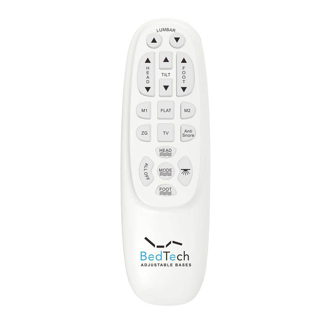 BT6500 Adjustable Bed Base with Remote Control - Memory Foam Mattress Compatible for Back Pain Relief & Zero Gravity Position - Perfect for Home, Office & Guest Room Use
