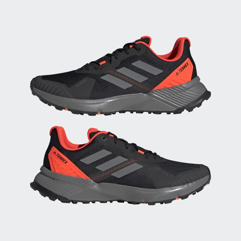 Adidas Men's Terrex Soulstride Trail Running Shoes - Lightweight Hiking Sneakers for Outdoor Adventures & Daily Wear