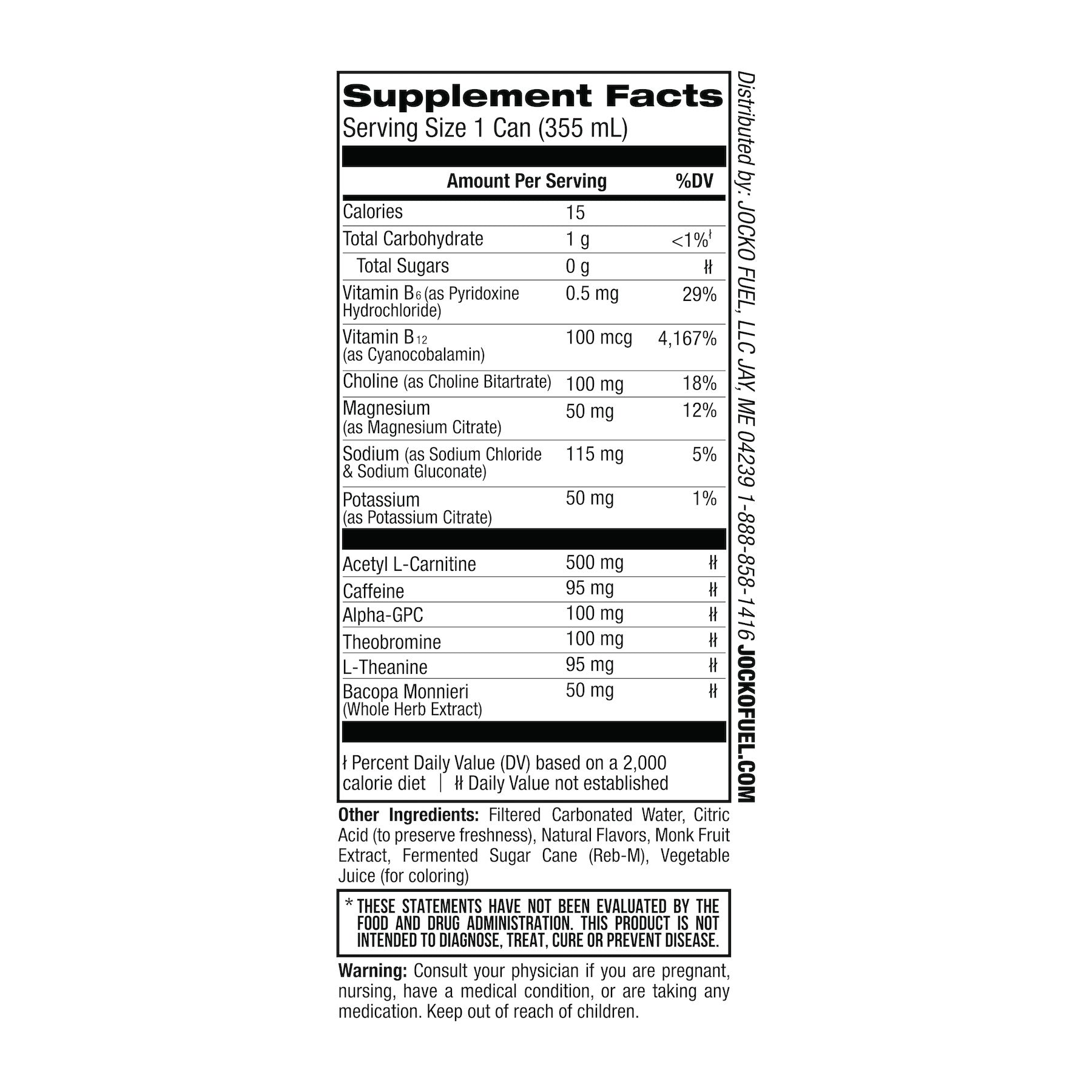 JOCKO GO Energy Drink 12 Pack - Sugar Free Pre Workout Supplement with Natural Caffeine & Electrolytes - Boost Energy & Focus for Gym, Running & Outdoor Activities