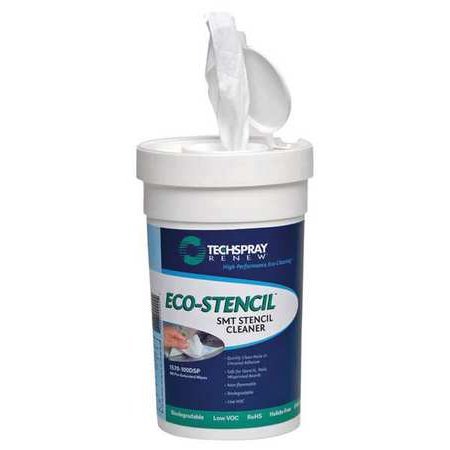 TECHSPRAY 1570-100DSP Eco-Friendly Stencil Cleaning Wipes for PCB, Electronics & Circuit Board Maintenance | Safe for Industrial & DIY Use