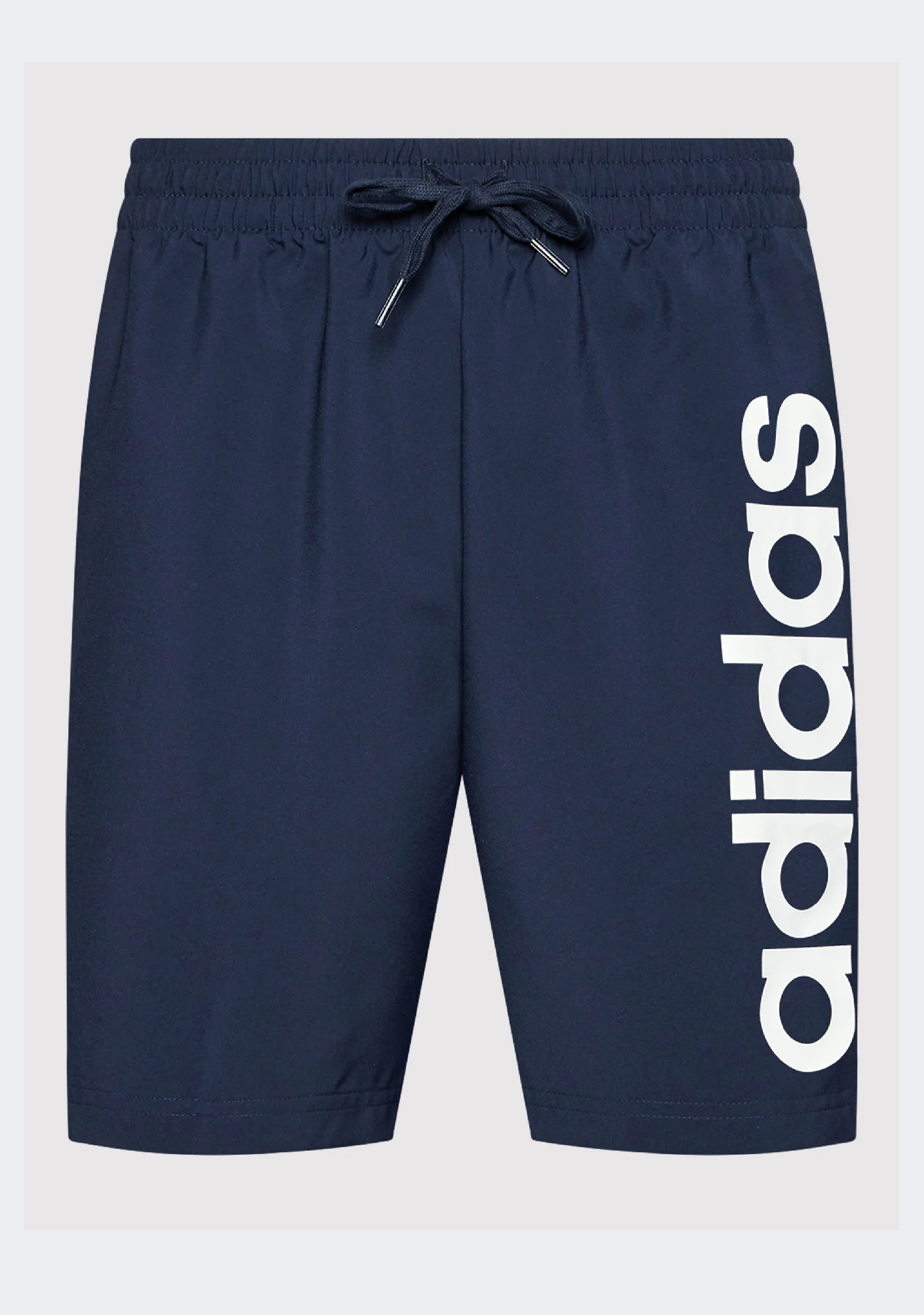 Adidas Men's Linear Logo Chelsea Shorts - Navy Blue Comfortable Athletic Shorts for Running, Gym & Casual Wear