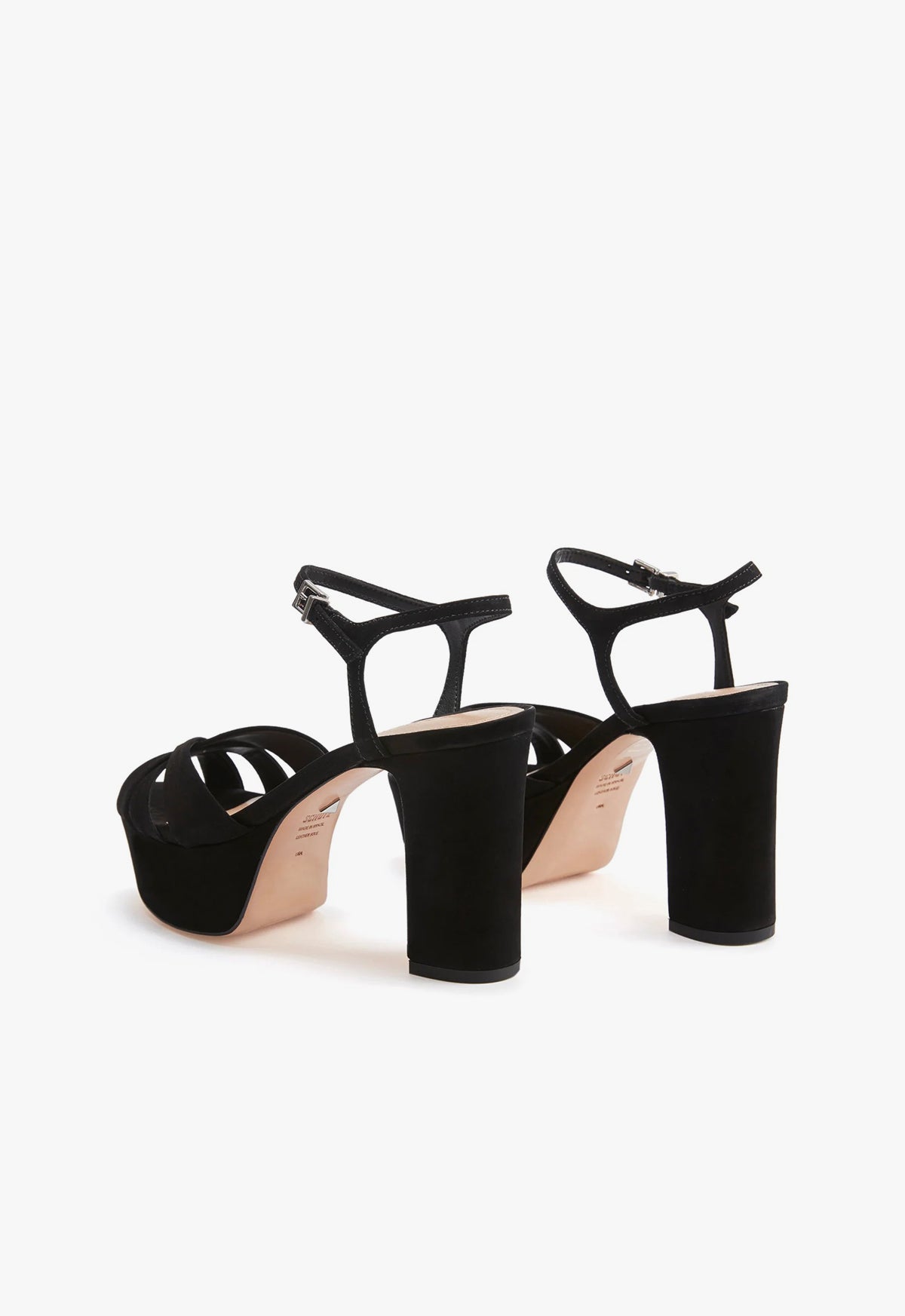 Keefa S19 High Heel Platform Sandal - Women's Nubuck Leather Strappy Summer Shoes for Weddings, Parties & Date Nights