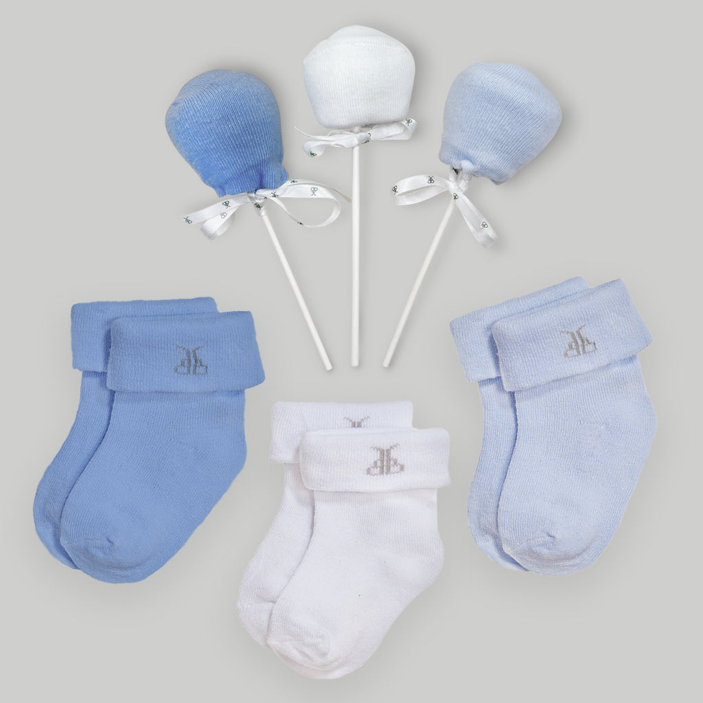 Personalized Zachary Zebra Moses Basket Baby Hamper - Soft Blue Cotton Baby Shower Gift for Newborns, Perfect for Nursery Decor & Christening Presents