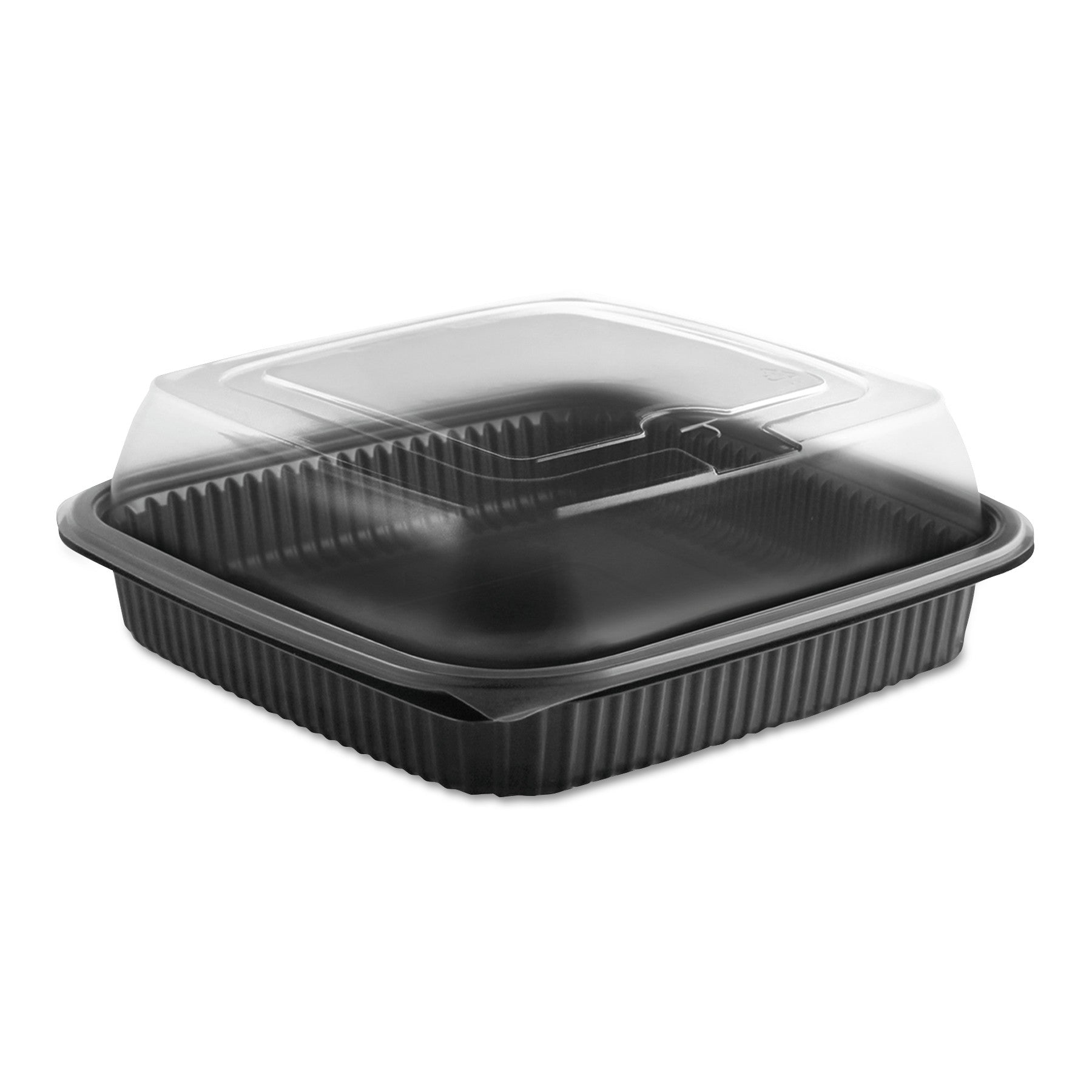 Anchor Packaging 36 oz Microwavable Plastic Food Containers (150-Pack) – 2-Piece Deep Lid Design, 8.46