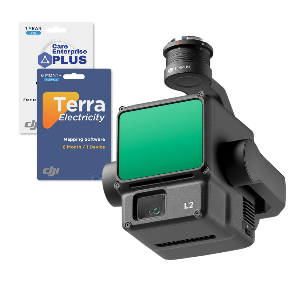 DJI Zenmuse L2 RGB/LiDAR Payload with Worry-Free Plus - High-Precision Aerial Mapping Solution for Surveying, Inspection & 3D Modeling