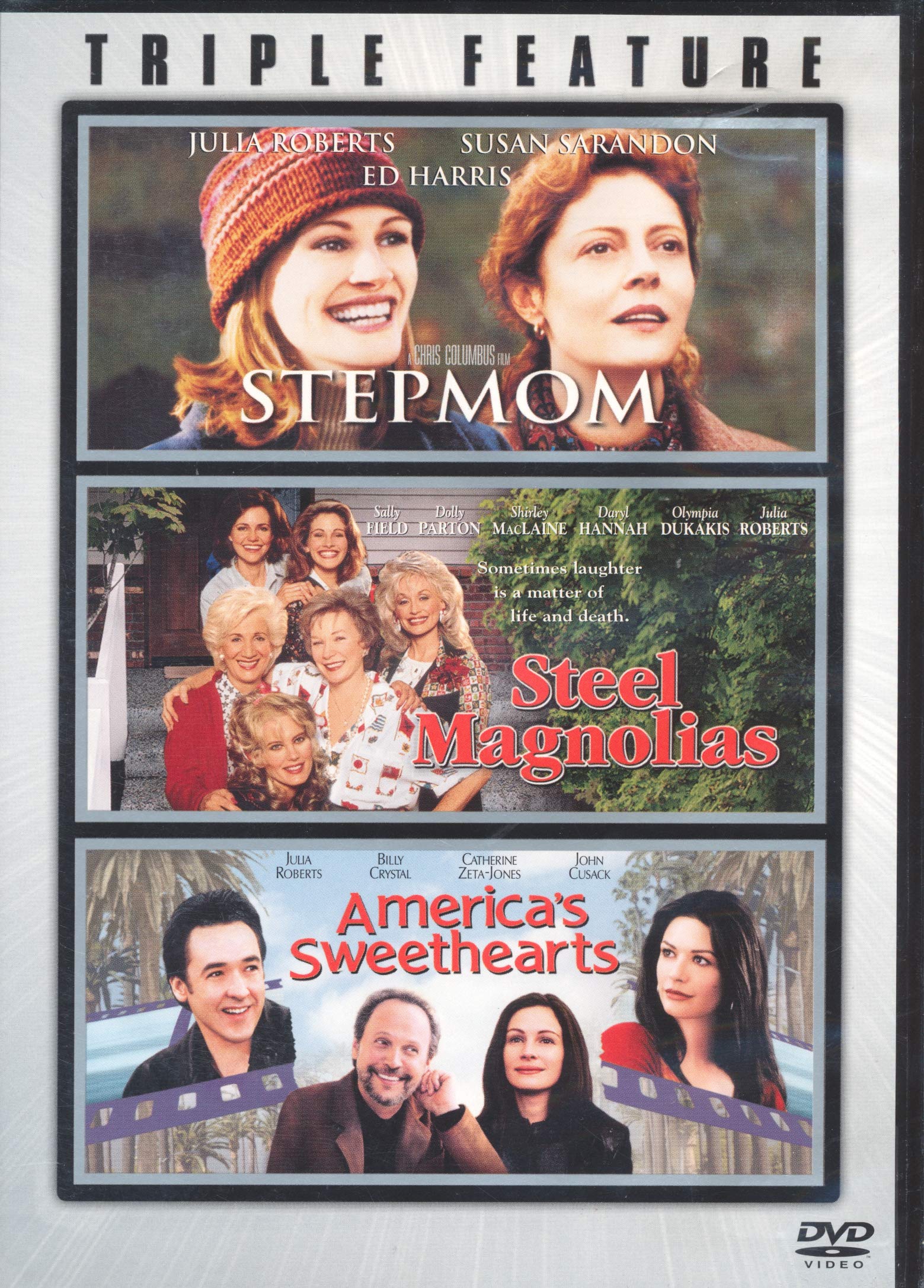 America's Sweethearts, Steel Magnolias (1989), and Stepmom - Classic Movie Collection DVD Set | Perfect for Family Movie Nights & Romantic Evenings