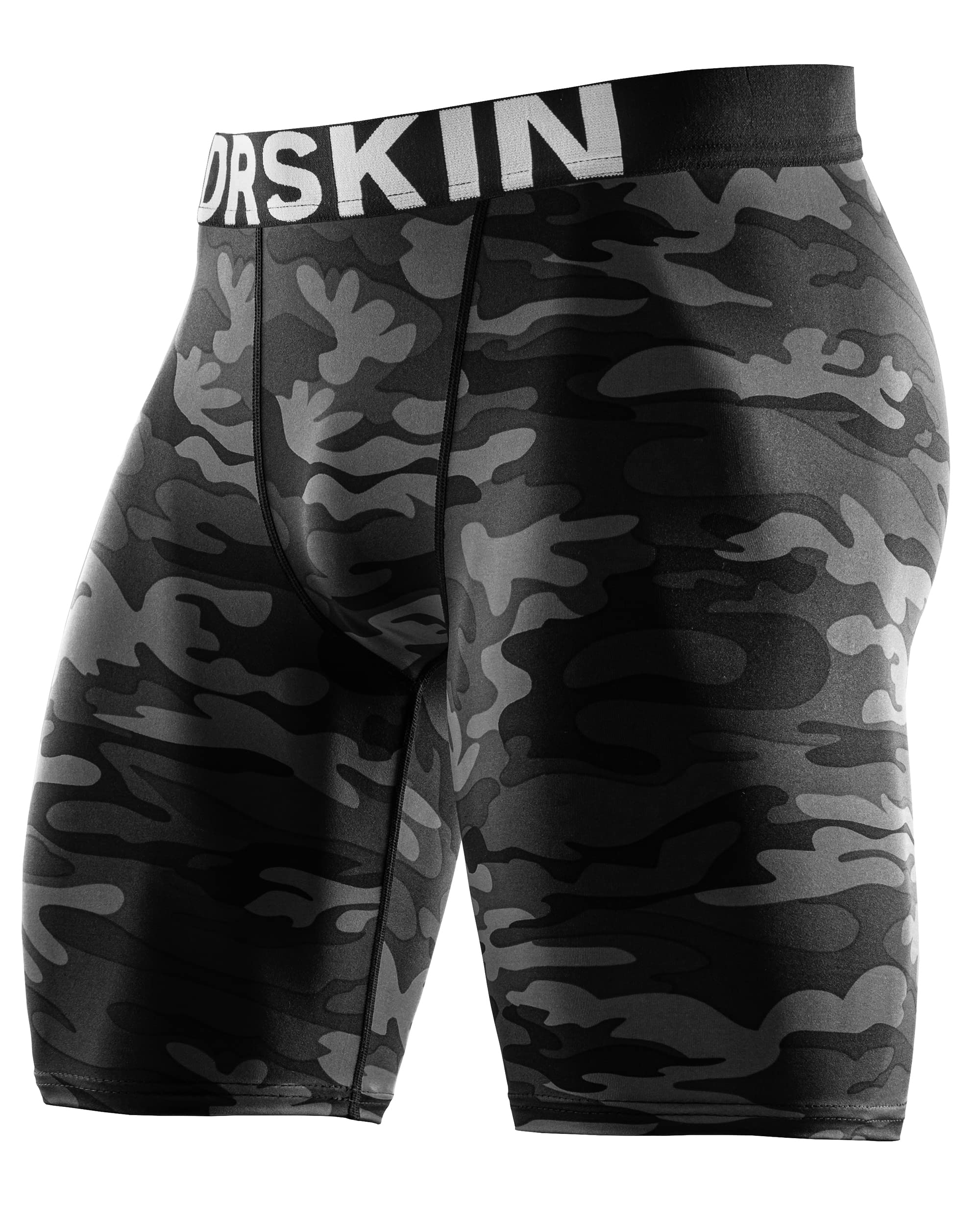 DRSKIN Men's 3/2/1 Pack Compression Shorts - Moisture Wicking Athletic Underwear for Running, Workout & Sports - Baselayer Tights for Active Lifestyle & Gym Training