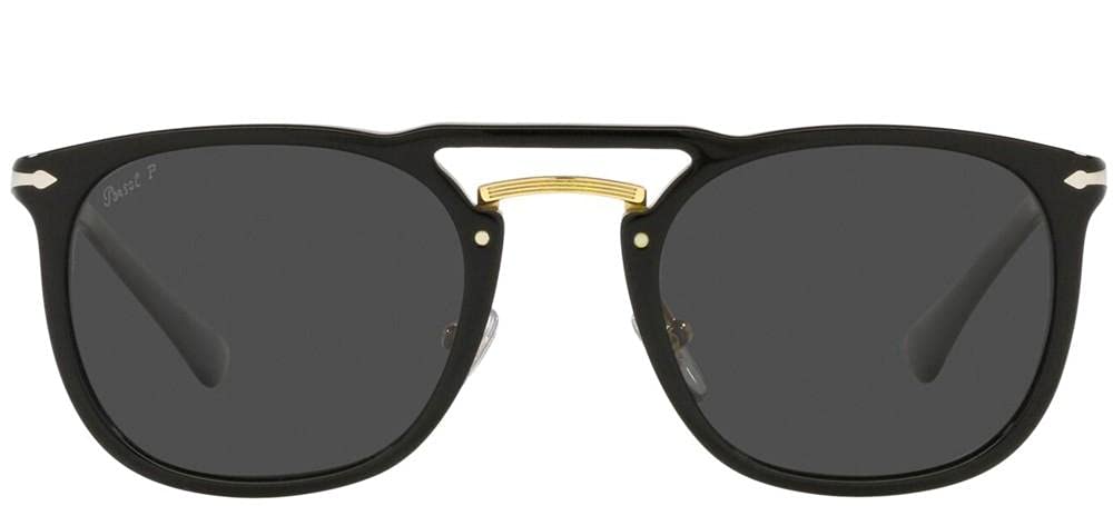 Persol PO3265S Square Sunglasses for Men & Women - Classic UV Protection Polarized Lenses - Ideal for Driving, Travel & Outdoor Activities